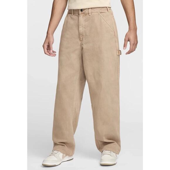 Nike Life Hemp Carpenter Loop Pants FZ6569-200 Men’s Size 40 Brown Baggy Y2K - Picture 3 of 13
